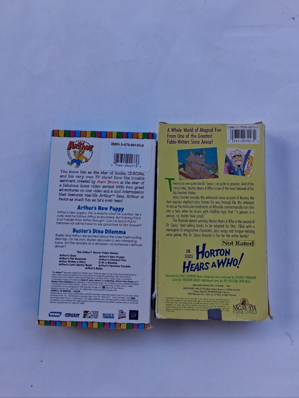 Horton Hears A Who & Arthur VHS Tapes - Picture 8 of 11